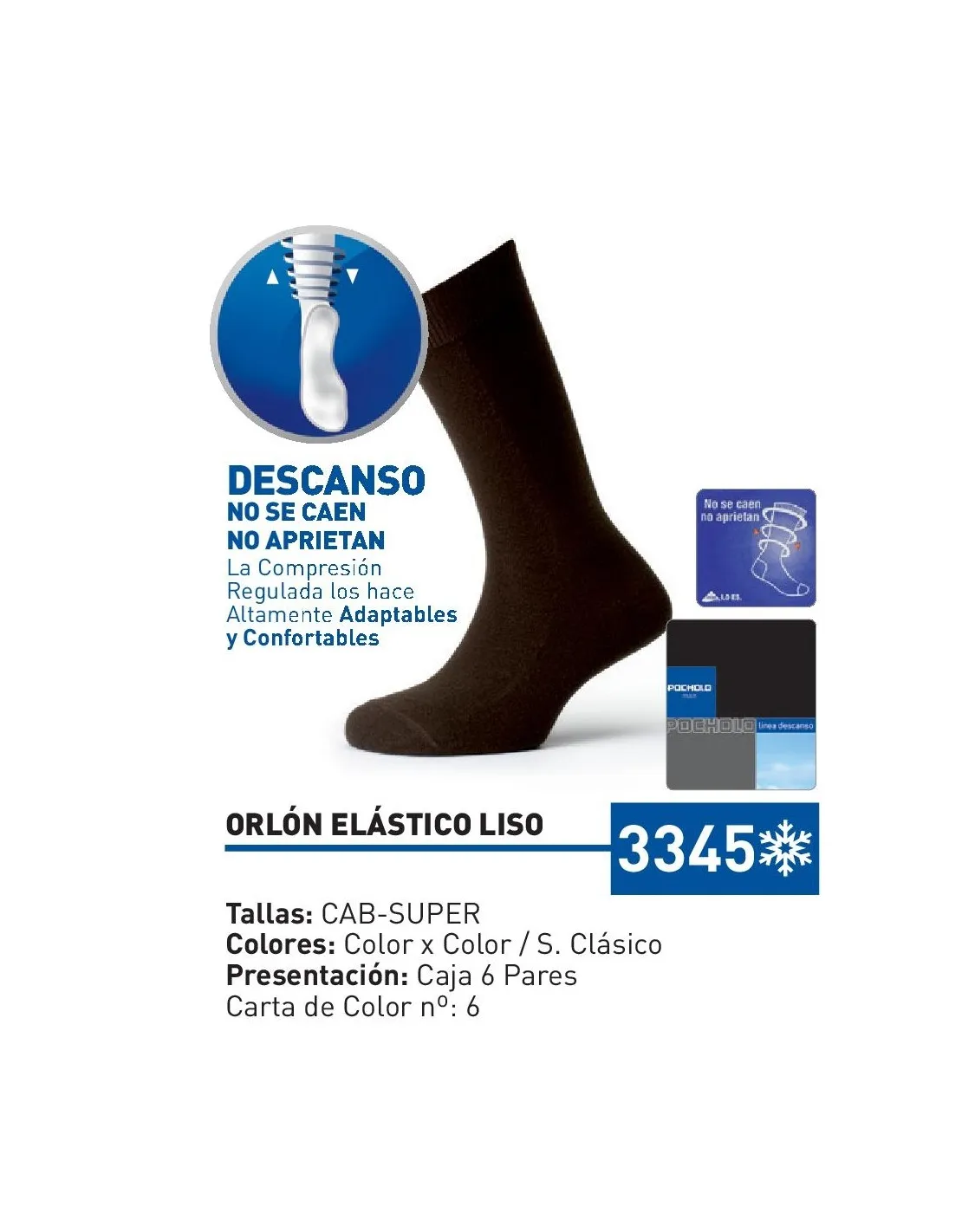 Comprar Pack 6 Calcetines Hilo Escocia Puño Antipresión de Ysabel Mora  Online - Saldos Canarias